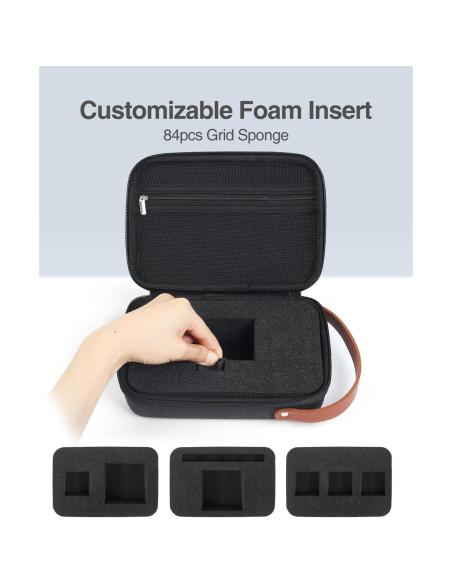 Funda Dura EVA Luxtude para Cámaras y Drones 22.9x16.5x6.5cm