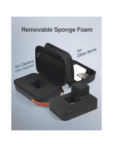 Funda Dura EVA Luxtude para Cámaras y Drones 22.9x16.5x6.5cm