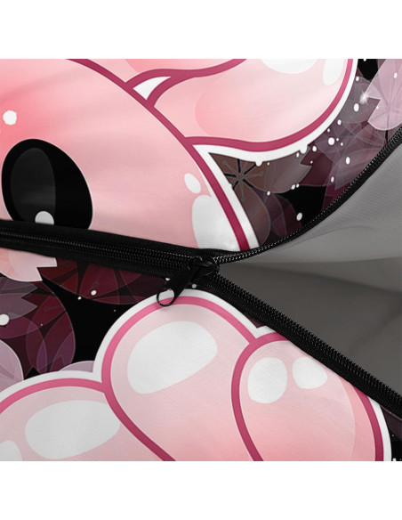 Saco de Dormir QOOMO Axolotl Cherry Blossom 3 Estaciones