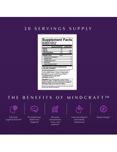 Gotas Herbales Apothékary Mindcraft 29.57 ml - Enfoque y Cognición 2