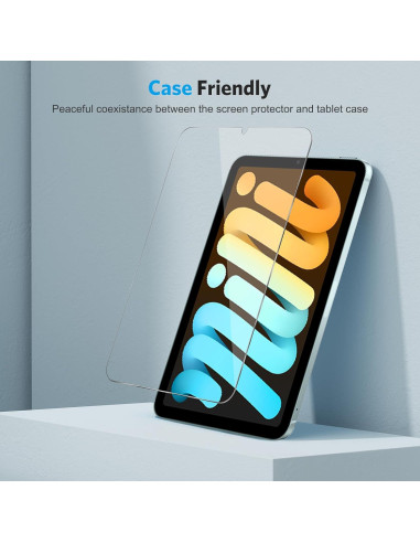Protector de Pantalla OMOTON para iPad Mini 6/7 8.3" Vidrio Templado