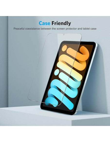 Protector de Pantalla OMOTON para iPad Mini 6/7 8.3" Vidrio Templado
