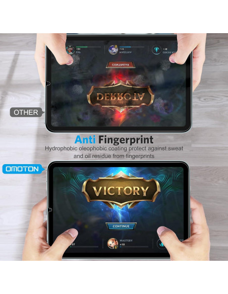 Protector de Pantalla OMOTON para iPad Mini 6/7 8.3" Vidrio Templado