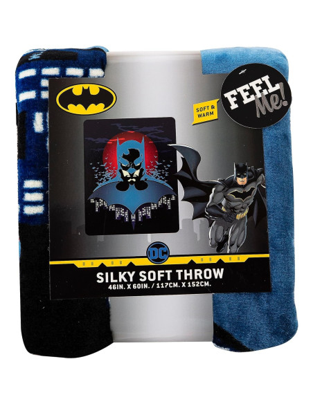 Manta de Toque de Seda Batman Northwest 116.8x152.4 cm