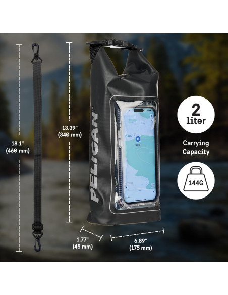 Bolsa Seco Impermeable Pelican Marine 2L con Funda para Teléfono