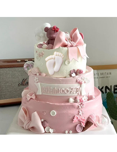 Molde de Silicona para Fondant de Pie de Bebé MINFEIDMS 8x7 cm