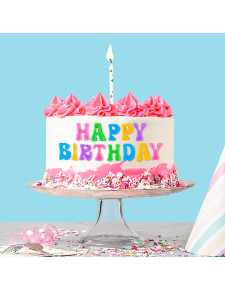 4 Moldes de Silicona Rosa CLUEWR para Letras y Números 0-9