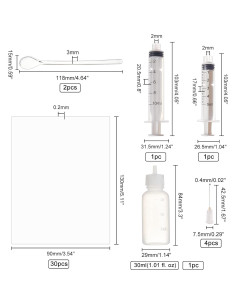 Conjunto de Películas de Sellado OLYCRAFT 39 Piezas para Resina 2