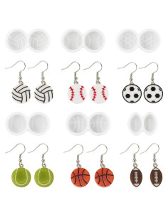 Moldes de Silicona Craftdady 6Pcs para Balones Deportivos