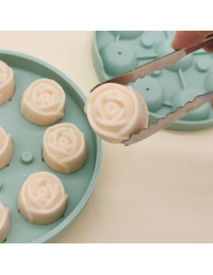 Molde de Hielo Rosa de Silicona Cyhdddr - 9 Rosas 2