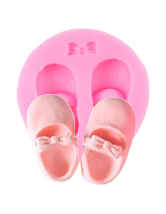 Molde de Silicona para Zapatos de Bebé QDMOLDS 5.7 cm