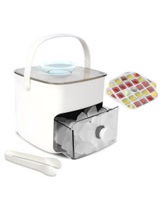 Bandeja de Hielo TAREG con Tapa y Contenedor - 48 Cubos