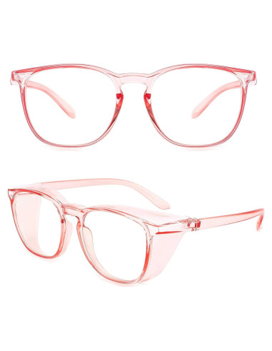 Gafas de seguridad Alsenor Rosa Anti Niebla UV y Luz Azul