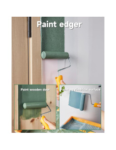 Kit de Pintura Voomey 17 Pcs Rodillo 15 cm Pincel y Bandeja 2