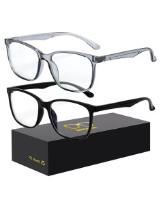 Gafas bloqueadoras luz azul Oilway A2 Negro + Gris UV400