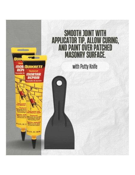 Set de Reparación Quikrete 5.5 oz con Espátula - Mortero Acrílico
