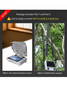 Kit Capota Solar Arzroic para Controlador DJI Mini 3/3 Pro 2