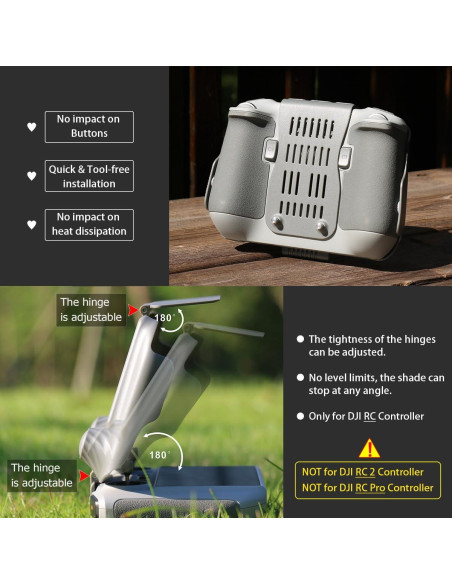 Kit Capota Solar Arzroic para Controlador DJI Mini 3/3 Pro