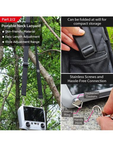 Kit Capota Solar Arzroic para Controlador DJI Mini 3/3 Pro