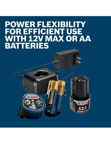 Láser de Línea Cruzada Bosch GCL165-82CGL 12V Verde IP65