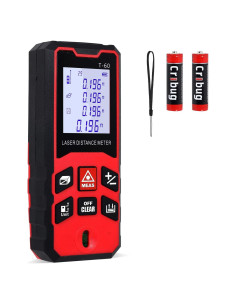 Medidor de Distancia Láser KUUAUX T-60 60m Precisión 1.5mm