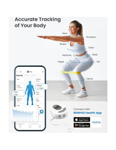 Cinta Métrica Corporal Inteligente RENPHO Bluetooth 150cm 2