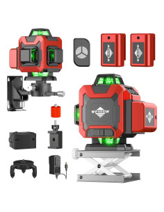 Nivel Láser WEIDDW 4D 16 Líneas 4x360 Autonivelante Verde