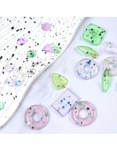 Conjunto de 4 Moldes de Silicona para Joyería SynHHergyx