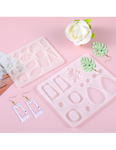 Conjunto de 4 Moldes de Silicona para Joyería SynHHergyx