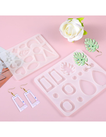 Conjunto de 4 Moldes de Silicona para Joyería SynHHergyx
