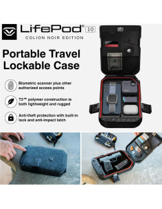 Caja de Seguridad Portátil Vaultek LifePod 10 Biométrico 2