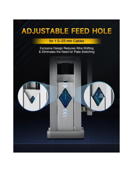Desforradora Manual de Cables CREWORKS 1.5-23 mm Portátil