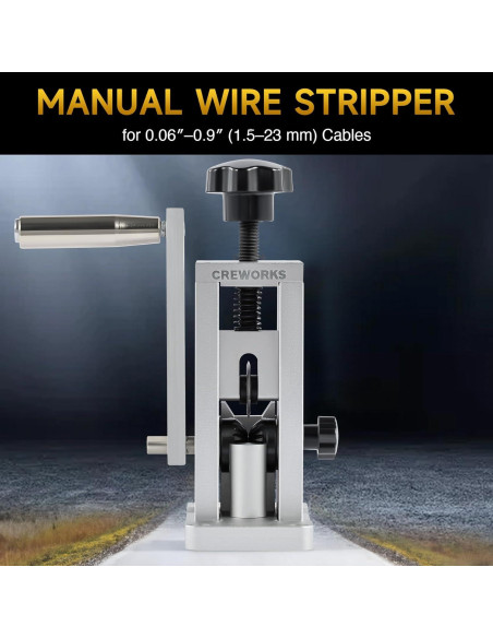 Desforradora Manual de Cables CREWORKS 1.5-23 mm Portátil