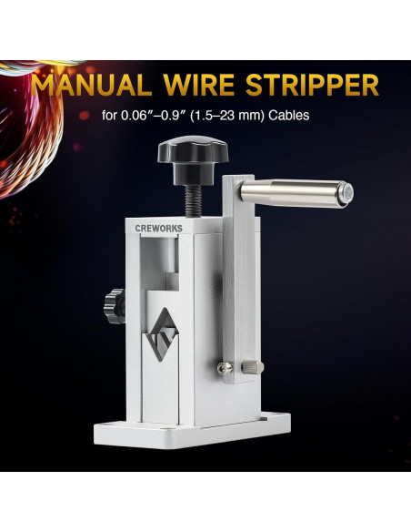 Desforradora Manual de Cables CREWORKS 1.5-23 mm Portátil