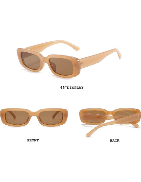 Gafas de sol BUTABY para mujeres, retro UV400, marco negro Gafas de sol BUTABY para mujeres, retro UV400, marco negro