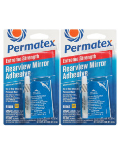 Adhesivo Profesional para Espejos Retrovisores Permatex 81840 - Blanco (Paquete de 2)