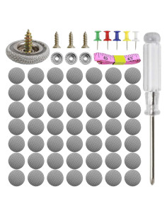 Kit de Reparación de Techo de Auto Griine 50 Piezas Cuadrícula Gris