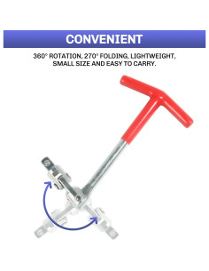 Llave de Bujía Universal bylikeho con Mango en T 16mm y 21mm 2