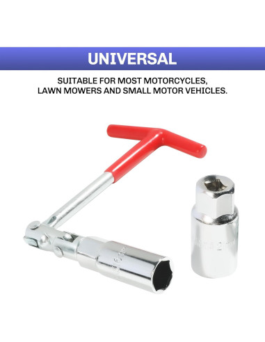 Llave de Bujía Universal bylikeho con Mango en T 16mm y 21mm