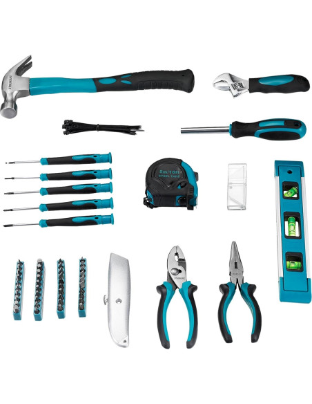 Kit de Herramientas Multiusos Hantinstom 164 Piezas Estuche Redondo