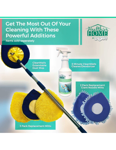 Paquete de 3 Mopas de Microfibra CHOMP! Reutilizables 30g