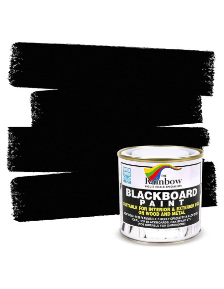 Pintura de Pizarra Negra Rainbow Chalk 250ml Acabado Mate