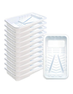 Forros de Bandeja de Pintura KingOrigin 4" - 12 Paquetes Reutilizables