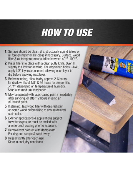 Masilla Multiusos DAP Madera Plástica Blanca 170 g