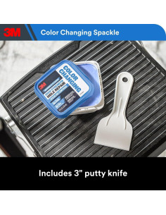 Compuesto de Relleno 3M 12 oz + Espátula, Azul a Blanco 2