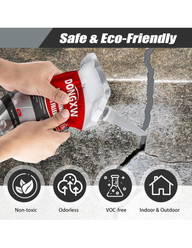 Relleno de Grietas de Concreto Dongxw 0.5 kg Impermeable