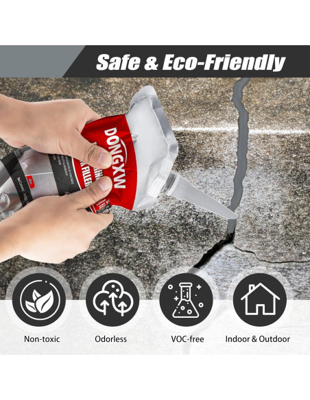 Relleno de Grietas de Concreto Dongxw 0.5 kg Impermeable