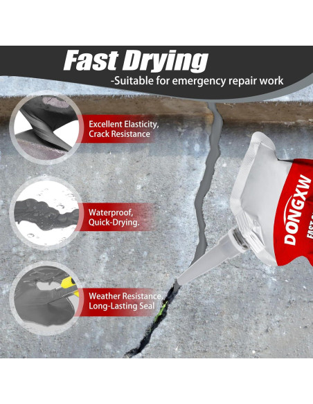 Relleno de Grietas de Concreto Dongxw 0.5 kg Impermeable