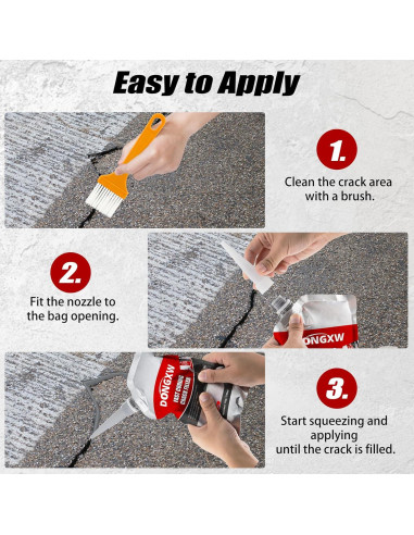 Relleno de Grietas de Concreto Dongxw 0.5 kg Impermeable