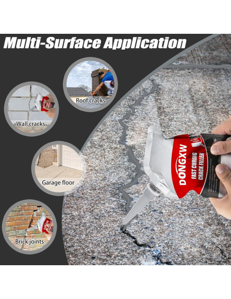 Relleno de Grietas de Concreto Dongxw 0.5 kg Impermeable